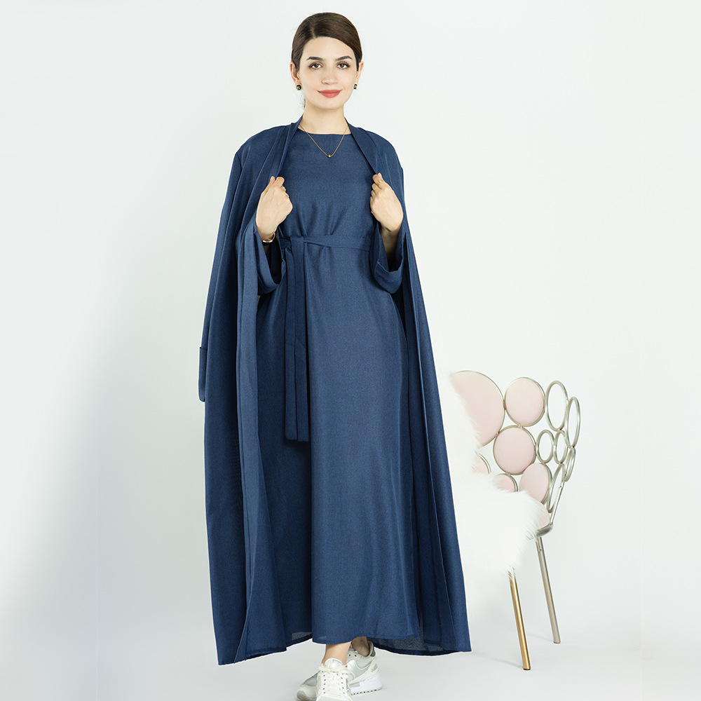 Cárdigan informal turco de color liso para mujer talla grande Loriya LR573 image 11