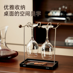 ♔ Medieval Style Creative Red Wine Glass Rack Hanging Living Room Wine Cabinet Goblet Rack Upside down Hanging Display Shelf Wine Cabinet Display