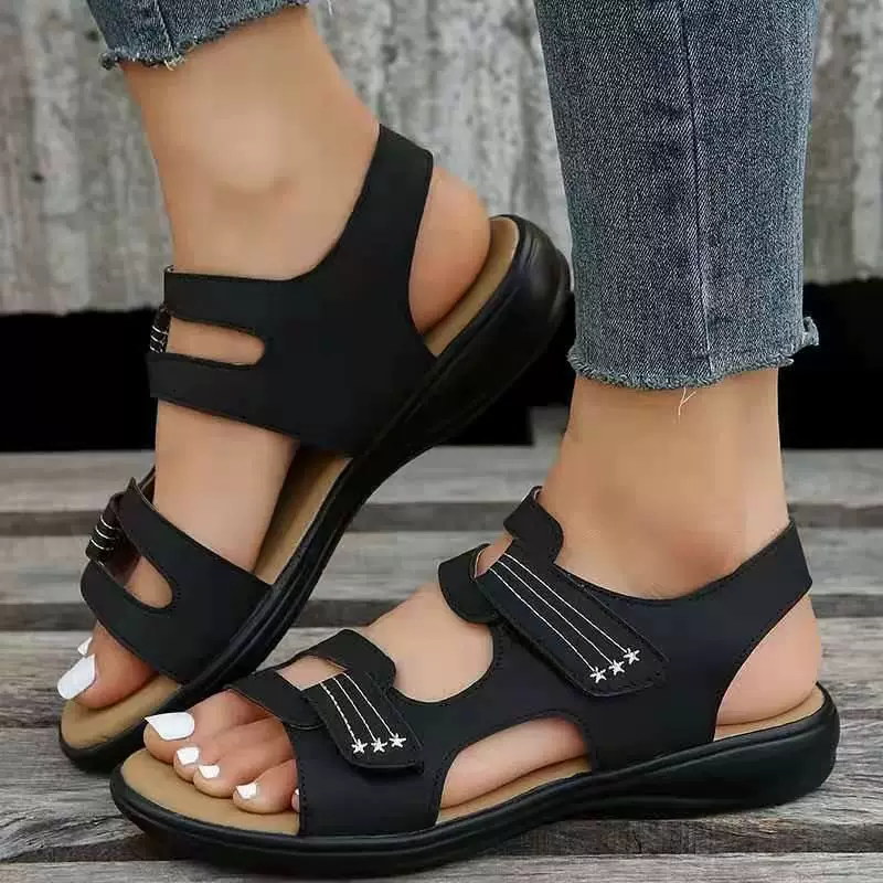 Летние пляжные сандалии на платформе для отдыха, AliExpress, 2023, большие размеры