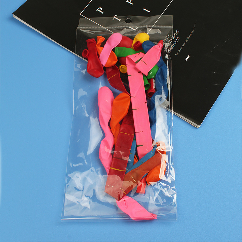 Globos de látex de colores en paquete pequeño – Tienda variada, paquete de tarjeta, regalo infantil