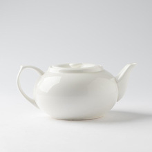 唐山骨瓷经典老式柿型壶茶壶咖啡壶源头工厂茶具陶瓷水壶