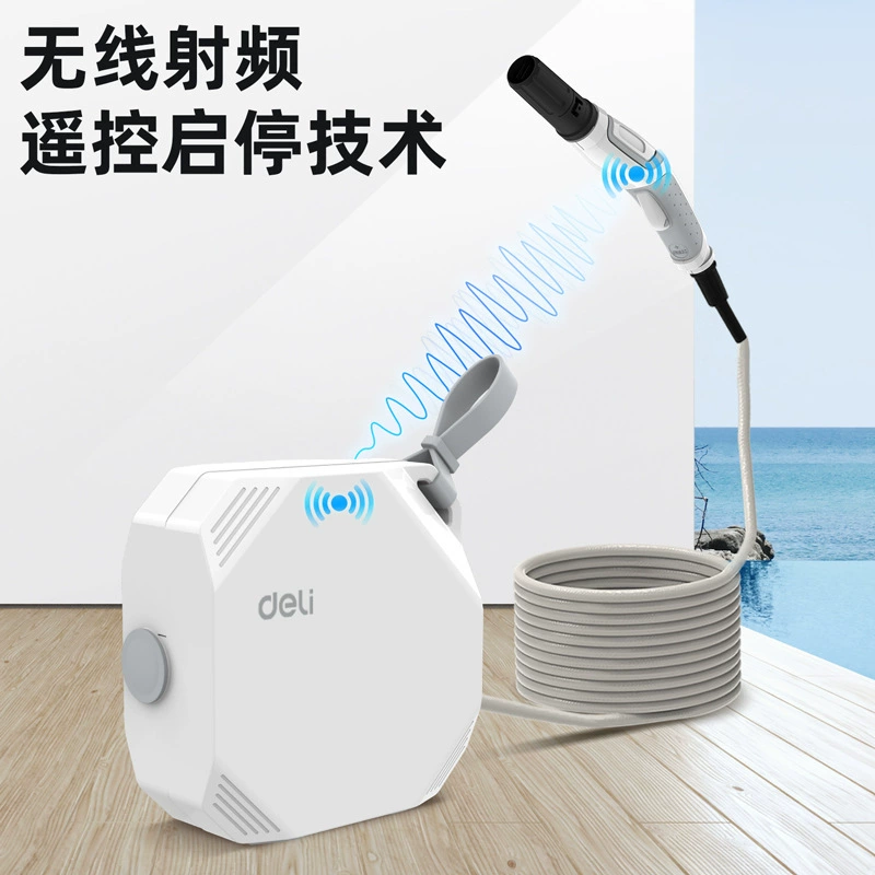 Deli DL882301 Домашняя беспроводная автомойка высокого давления Ручная мини-машина для чистки Автомойка Водяной пистолет Насос Мойка.