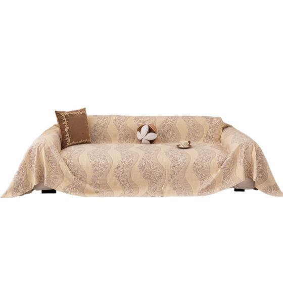 Modern simple sofa towel cover cloth high-grade jacquard cotton washed double-sided three-layer yarn one-piece full cover sofa blanket