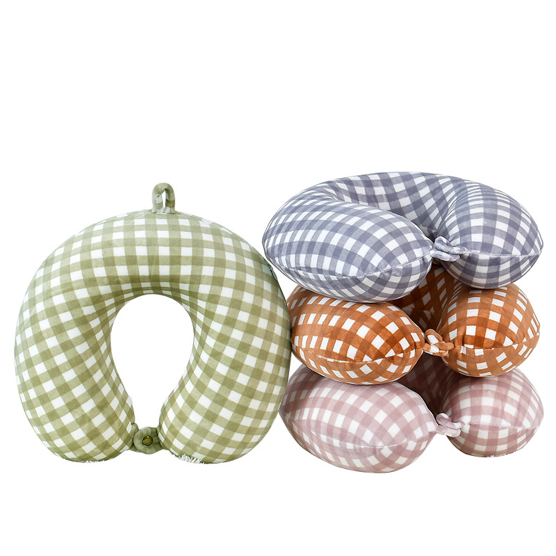 Almohada en Forma de U al por Mayor con Logotipo Personalizable, Almohada para Siesta, Almohada de Viaje para Coche, Almohada de Descanso para Avión, Almohada para Dormir de Lado