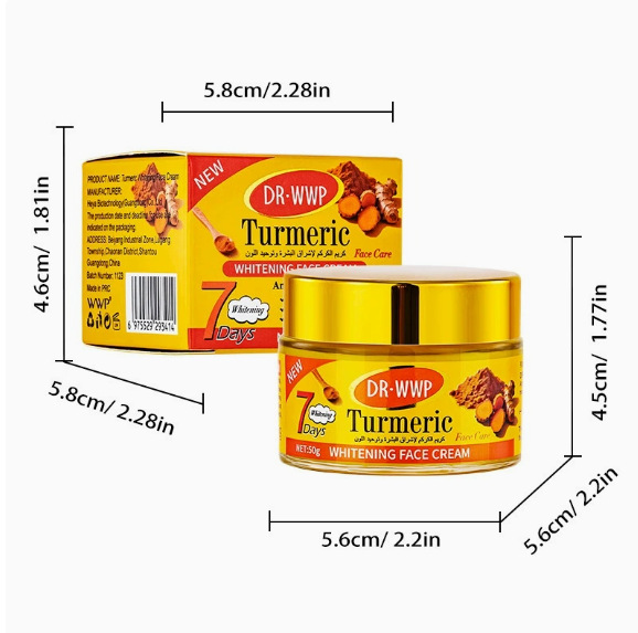 Serie de crema multi-efecto de cúrcuma / ácido cúbico / vitamina C rejuvenecimiento y reparación crema