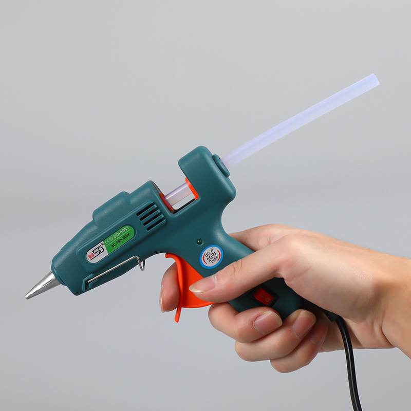 7mm hot melt glue gun DIY handmade small glue gun portable small size glue gun aluminum glue outlet 1.8mm glue gun