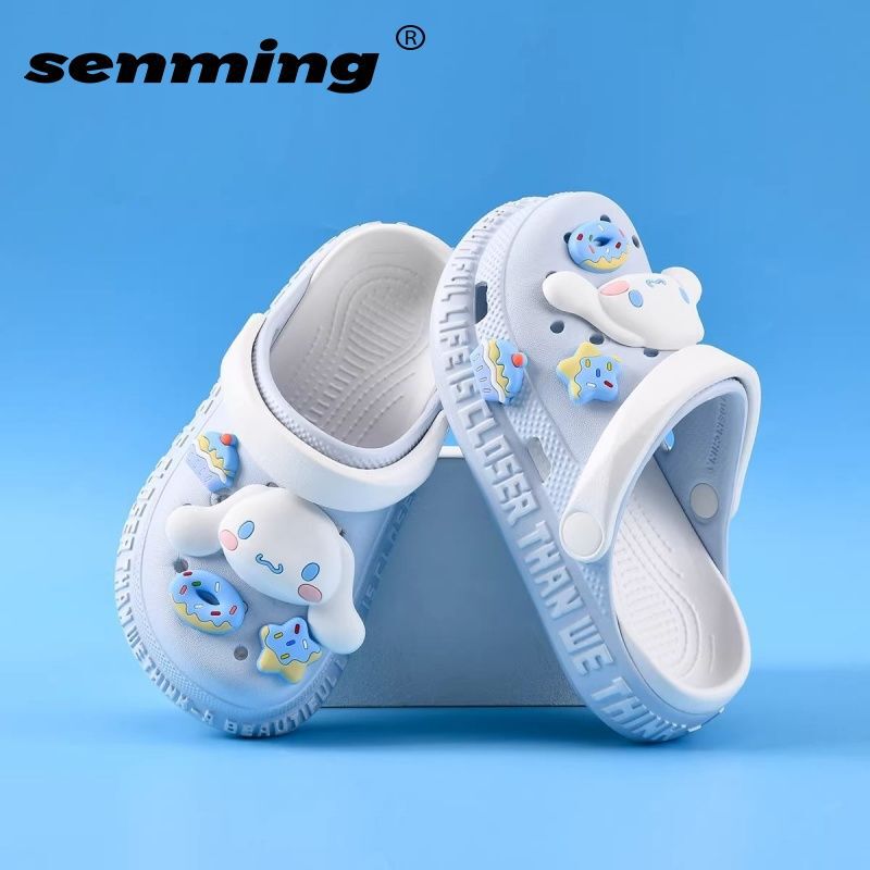 Sanrio Children's Clogs for Girls, Cinnamoroll New Summer Girls' Sandals, Cartoon Non-Slip Soft-Soled Baby Shoes Sanrio Children's Clogs for Girls, Cinnamoroll New Summer Girls' Sandals, Cartoon Non-Slip Soft-Soled Baby Shoes