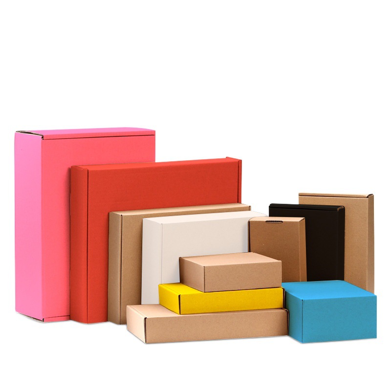 Caja de Embalaje Extra Resistente Serie [T] T2 para Ropa, Caja de Cartón para Envíos Aéreos, Negra y Blanca