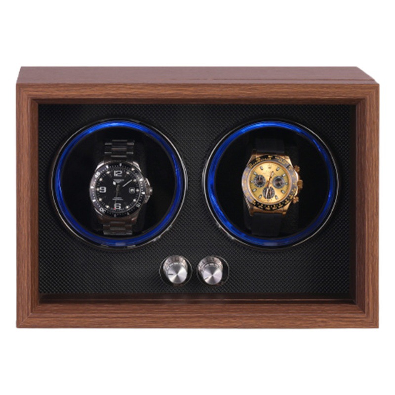 Reloj automático Shaker caja de reloj caja de almacenamiento reloj mecánico del hogar titular giratorio swing caja de reloj