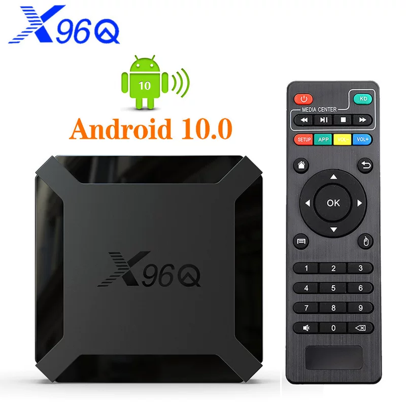 X96Q набор канал Android 10 Quanzhi H313 4k HD умный плеер 2ГБ/16ГБ tvbox
