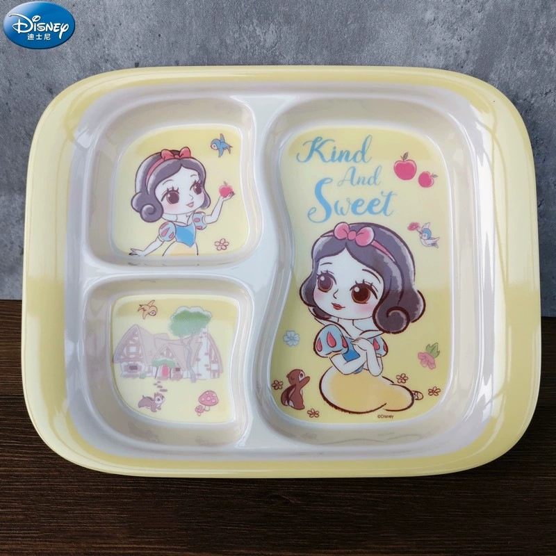 Disney, tableware for feeding, cartoon children's shatterproof dinner plate for food