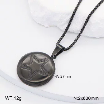 Cross-Border European and American 316 Stainless Steel Photo Box Heart-Shaped Pendant with Necklace, Non-Fading Fashion Jewelry 18K Wholesale
