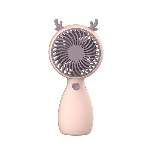 Handheld Mini Fan USB Cartoon Lanyard Portable Pocket Outdoor Charging Dormitory Desktop Fan Wholesale