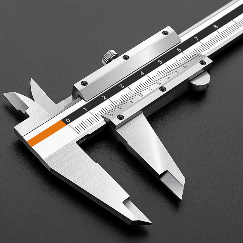 工程采购绿林不锈钢游标卡尺高精度工业级小型家用文玩测量千分尺