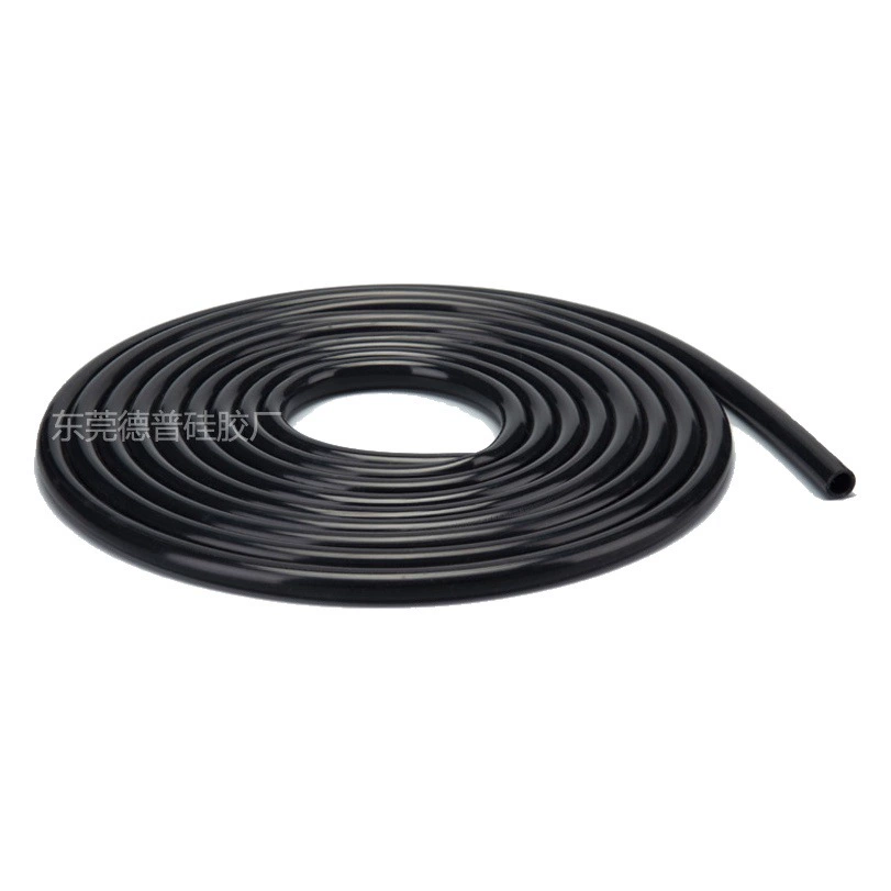 Черная силиконовая трубка, термостойкий шланг, силиконовая трубка для пищевых продуктов, эластичная Автомобильная трубка, 2/3/4/5/6/8/9 мм