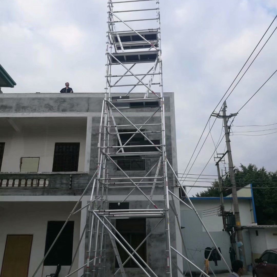 外贸厂家直销移动脚手架灵活组件TUV CE SGS 证书模块式生产加工