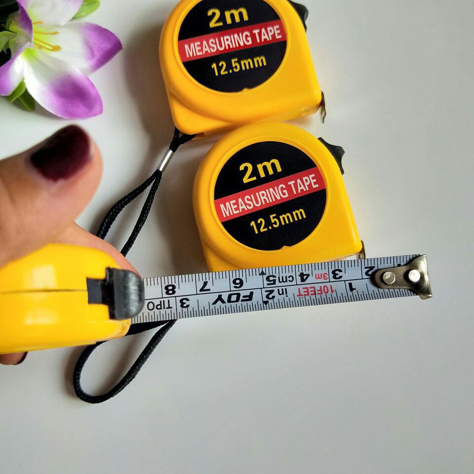 厂家批发加厚加硬卷尺5m耐用防摔钢卷尺10米7.5米防水高精度卷尺