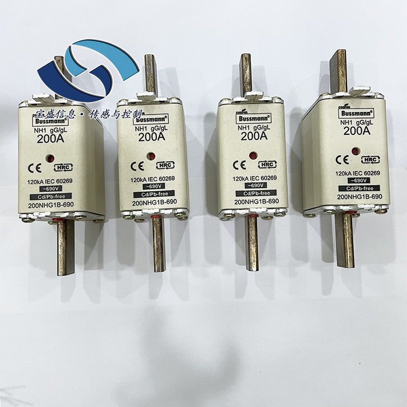200NHG1B-690 巴斯曼 Bussmann 中心焊接式熔断器, 1, NH, 200A
