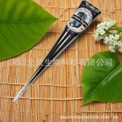純粋な植物の紺色の海娜ペースト天然jaguaジュースの露店の手描きの紋章クリーム海娜の手描きのチュートリアル
