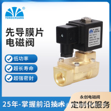 永创YCD11水用铜阀先导膜片电磁阀 带压启动电磁阀 环保设备阀