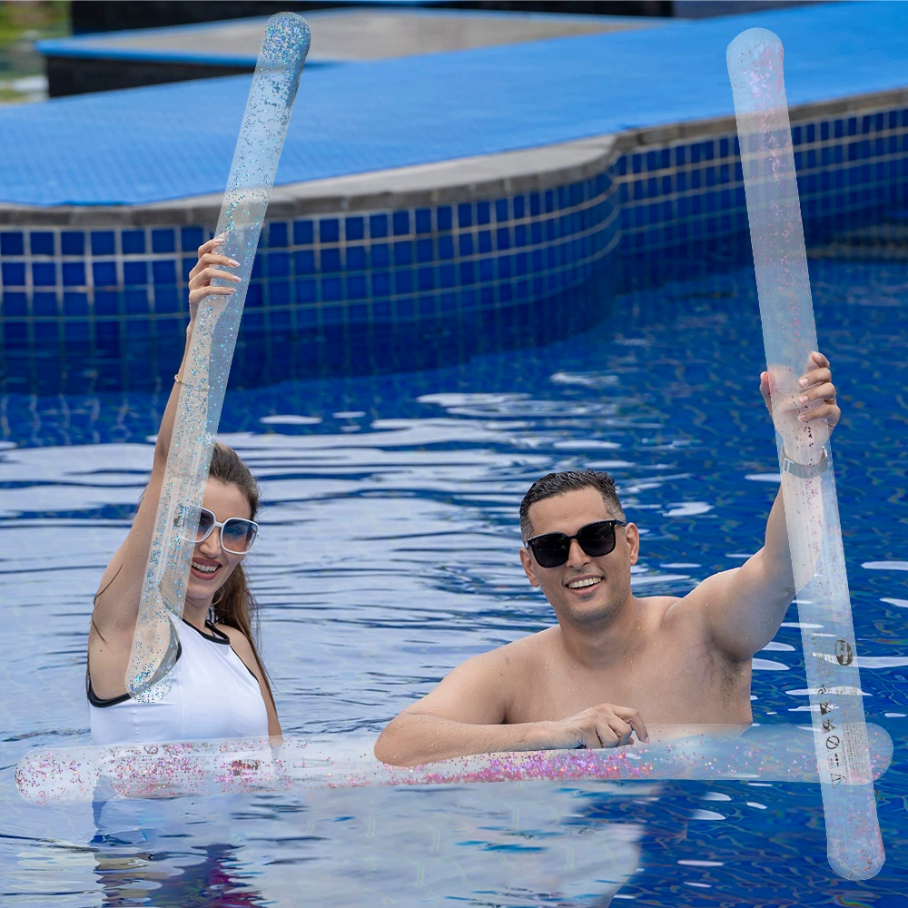 Плавающая водная палка надувной палка с sequined, плавучая палка водное cross-border плавучесть реквизит