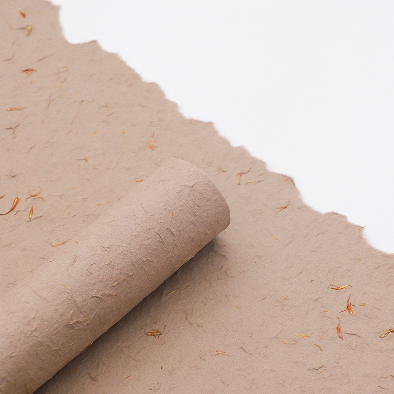 pétalos desgarrados mano Dongba papel embalaje de flores de alta textura materiales hechos a mano papel de envoltura de flores plantas creativas papel de arte al por mayor