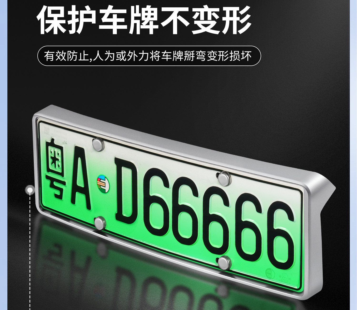 Suitable for Xiaomi Yu7/Su7 License Plate Frame with Full Edge Protection, New Energy License Plate Frame Accessories