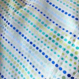 几何圆点提花布小清新彩色波点提花面料男女装童装鞋包面料