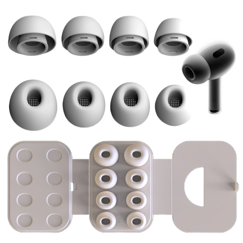 Подходит для наушников Apple, затычки для ушей Airpodspro, набор из 8 предметов, универсальное шумоподавление 2-го поколения, новая трансграничная модель Amazon