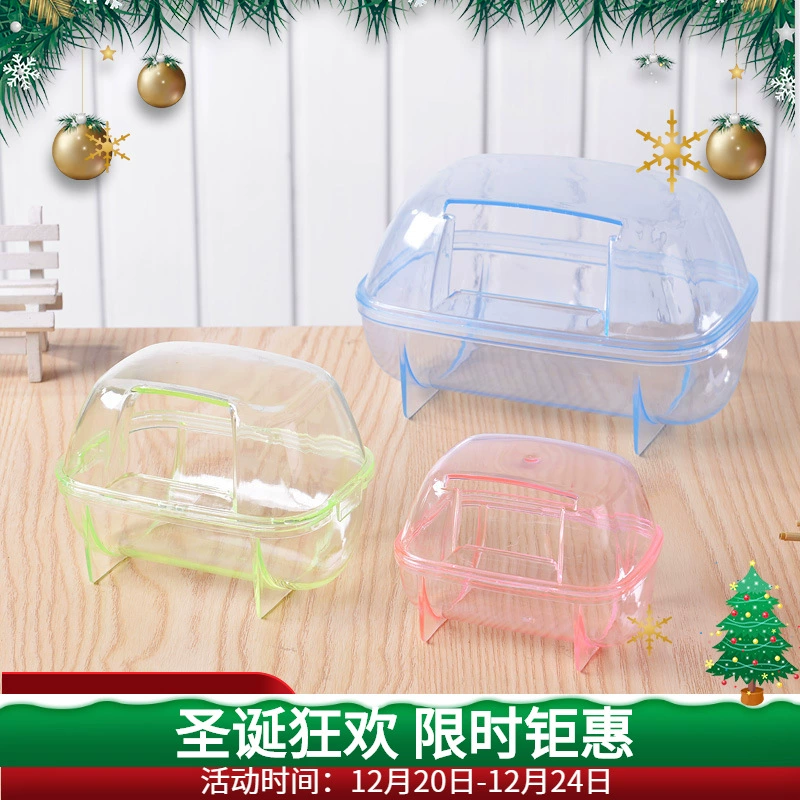 Хомяк Прозрачная ванная комната Голова кошки Ванная комната Туалет Двойного назначения Золотой медведь Негабаритная раковина для ванны с защитой от брызг