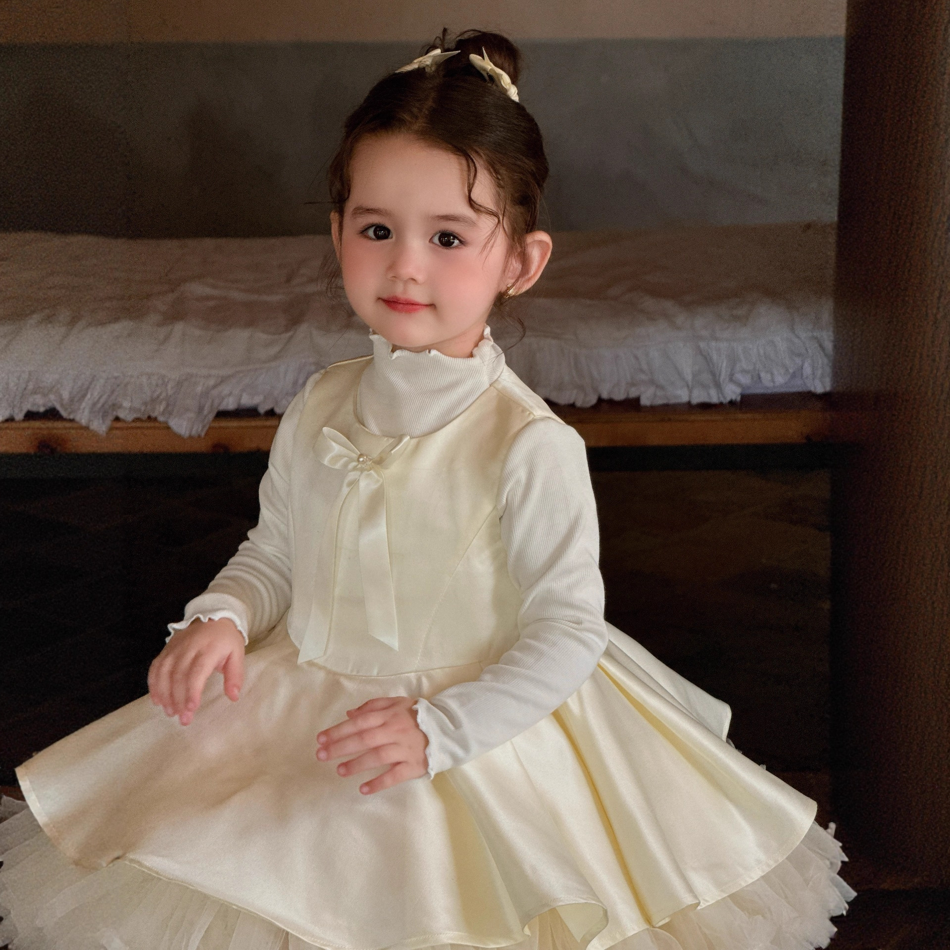 Doxo Original Design Girls Birthday Dress Vest Dress Little Girl Lolita Tutu Skirt Kidsren's Princess Dress