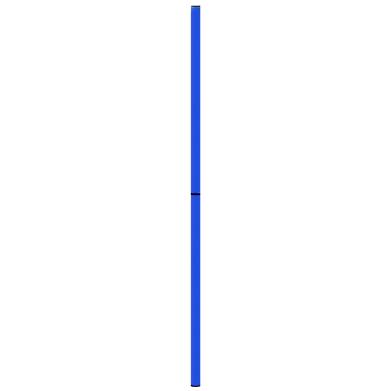 1.5m 2-section splicing pole (blue) (one section 75cm)