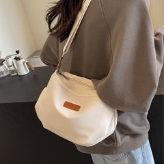 百合バッグ女性の新商品2024オックスフォード布斜めショルダーバッグ高級感ファッションシングルショルダーバッグシンプルな女性バッグ