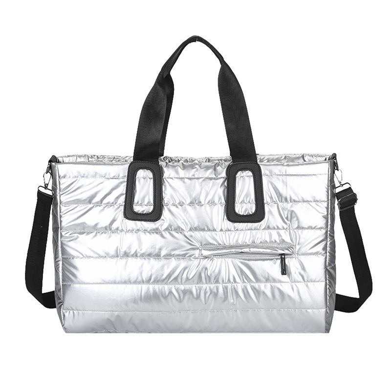 Otoño e invierno nuevo estilo de ropa de algodón de nicho bolso de mensajero de moda moderna para hombres y mujeres bolso de mensajero portátil de gran capacidad