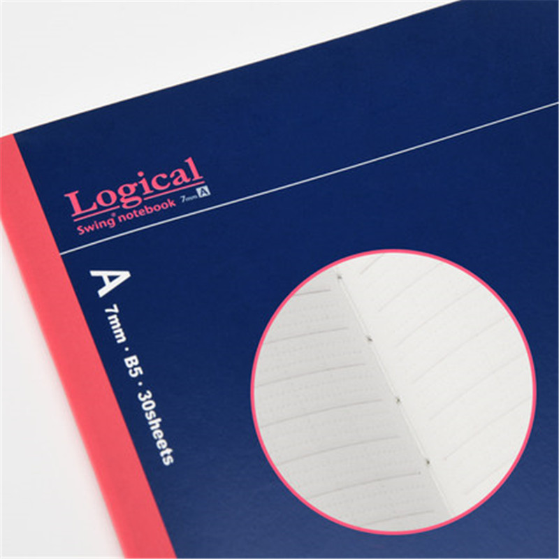 Japonés Nakabayashi Zhonglin B5 rejilla lógica simple negocio Cuaderno grande notas de papelería