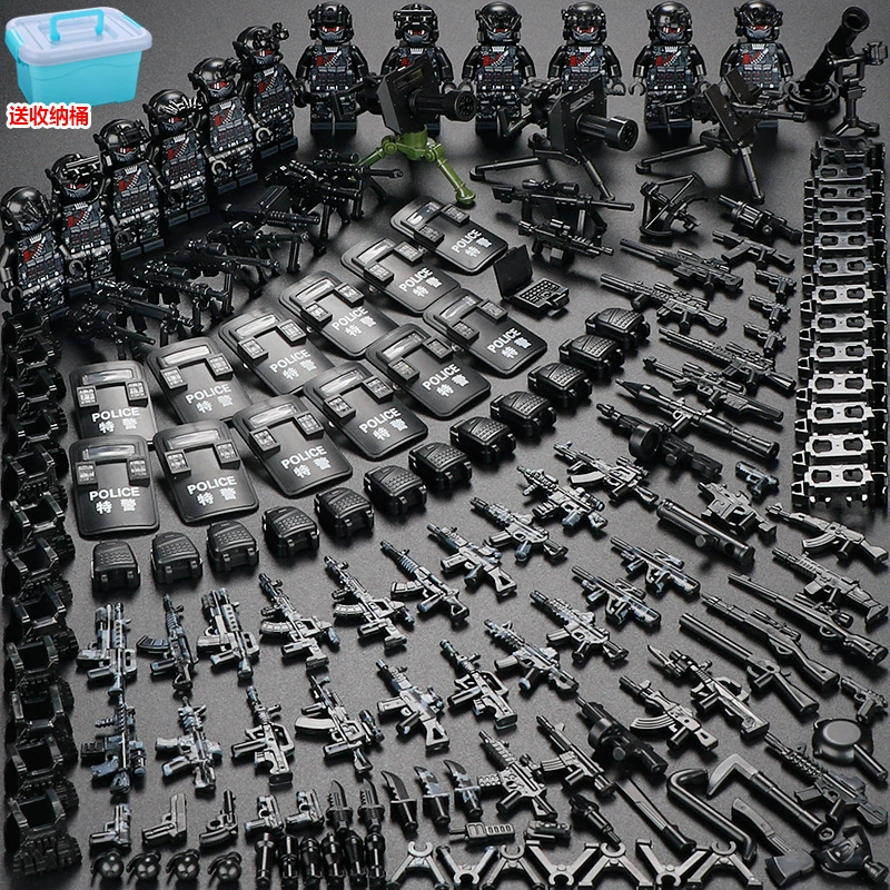 Конструктор с минифигурками (Lego) — военные и полиция, солдаты, техника и аксессуары, наборы