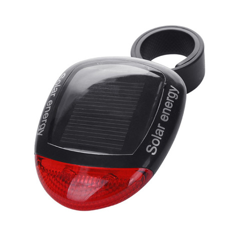 Cross-border bicycle tail light, solar charging, warning light, mountain bike night riding light, headlight and tail light set equipment