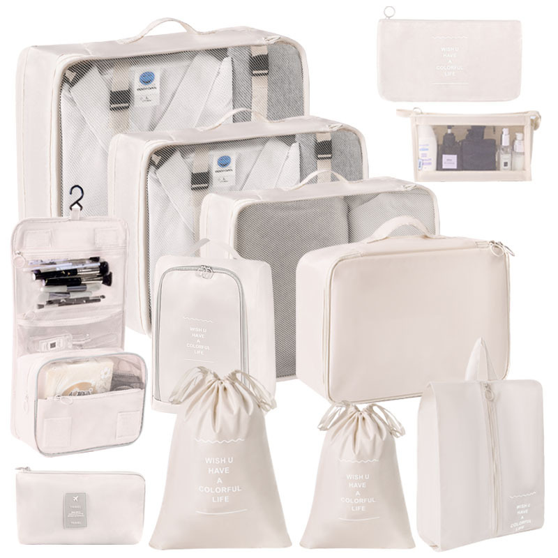 Travel Storage Bag Seven-Piece Suitcase Clothing Tidy Bag Travel Clothes Shoes Underwear Sub-Pack Storage Bag Travel Storage Bag Seven-Piece Suitcase Clothing Tidy Bag Travel Clothes Shoes Underwear Sub-Pack Storage Bag