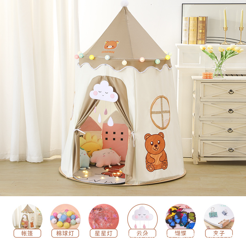 Tiendas de campaña para niñas, mochila para niños, base secreta, cabaña, pequeña casa, bebé, princesa, castillo, regalo de cumpleaños