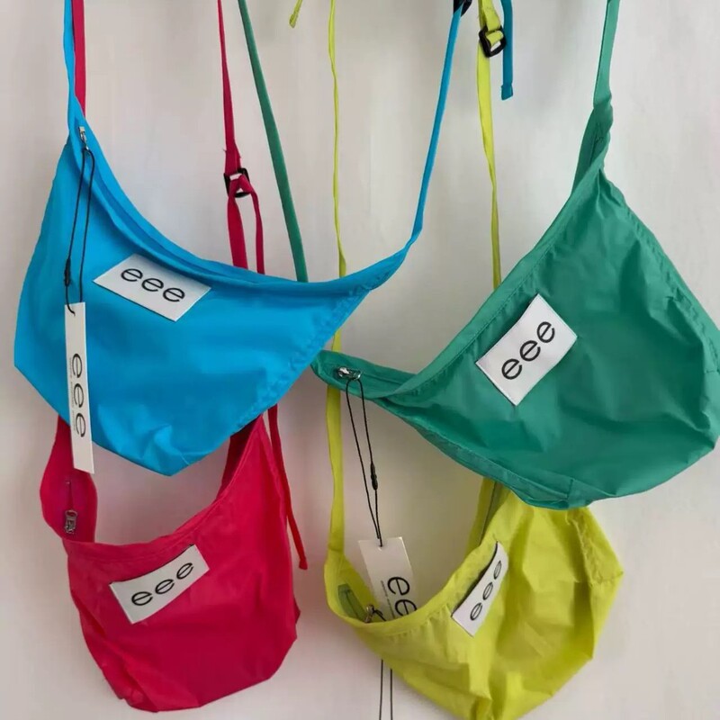 Pre-Order Korean Dongdaemun Niche Design Eee Single Shoulder Crossbody Bag Dopamine Lightweight Waist Bag Bright Color Versatile for Women Pre-Order Korean Dongdaemun Niche Design Eee Single Shoulder Crossbody Bag Dopamine Lightweight Waist Bag Bright Color Versatile for Women