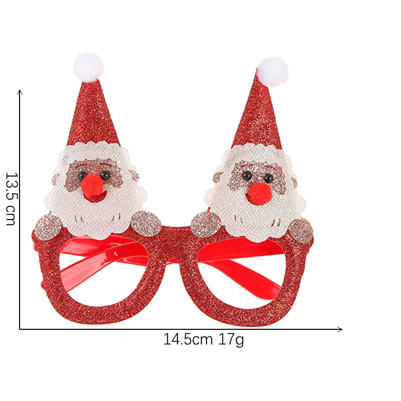 Nueva Navidad diadema gafas marco Halloween Día de San Valentín gafas de Santa Claus gafas Fiesta de Navidad