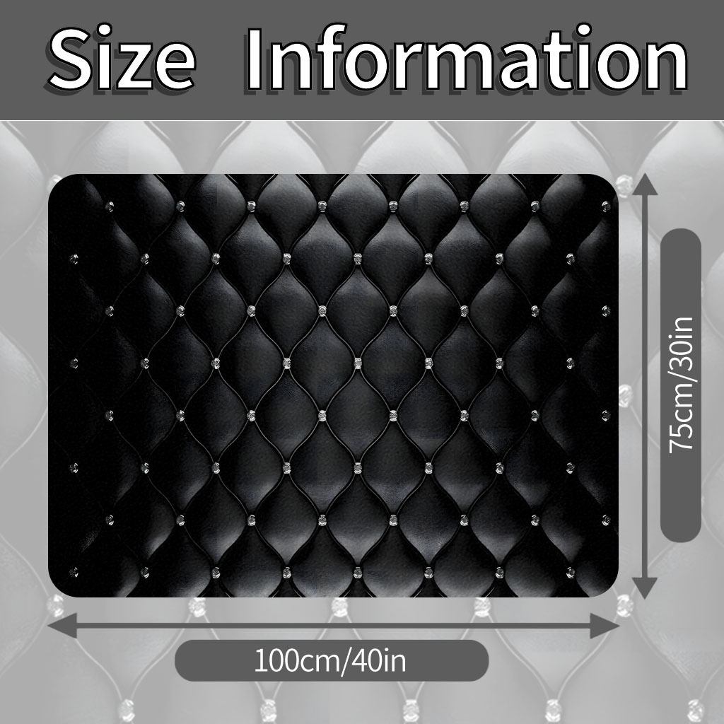 Cross-Border Amazon American-Style Car Trunk Mat, Stain-Resistant and Wear-Resistant, Water-Absorbent and Easy to Care For, Crystal Velvet Dust-Proof Mat