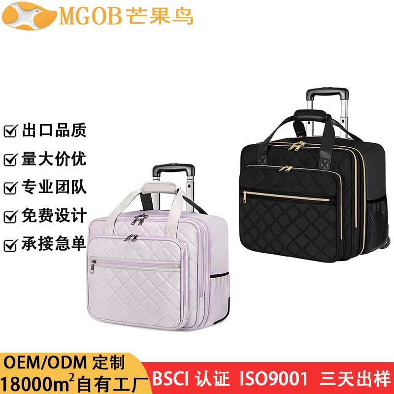 Laptop bag, trolley briefcase with wheels, business travel bag, college student travel trolley bag Laptop bag, trolley briefcase with wheels, business travel bag, college student travel trolley bag