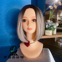 かつらの頭の型の道具の帽子の棚の偽の人の頭のアクセサリの陳列棚のネックレスの棚の人の台のモデルの頭はピンを挿すことができます。