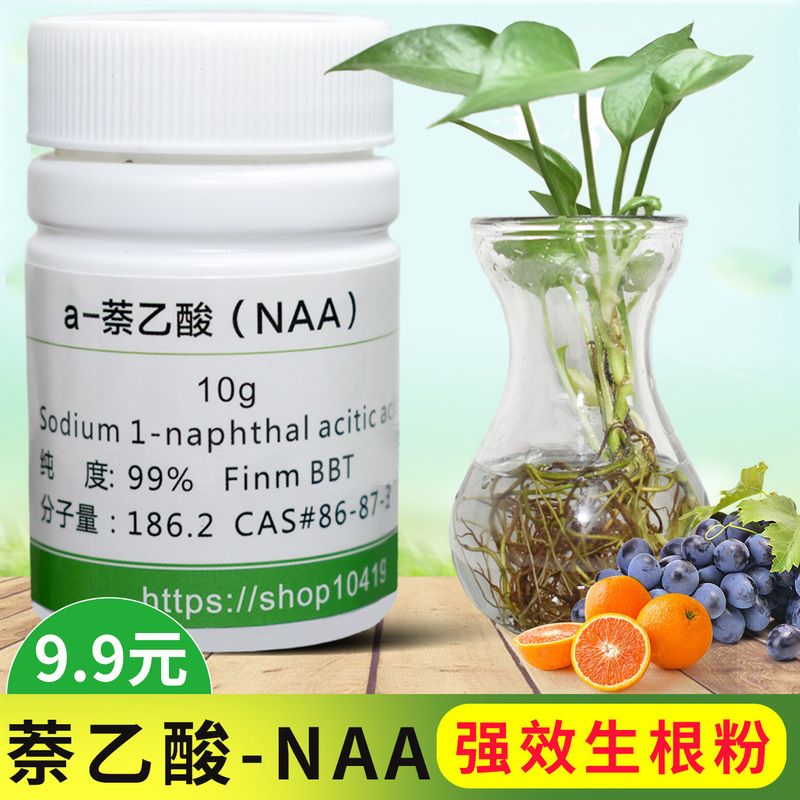 1G naphthalene acetic acid NAA rooting agent for cutting transplantation rooting agent content 99% powerful rooting powder