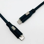 10Gbps  USB3.1双 Type-C公对公带螺丝高速数据线工控设备接入线
