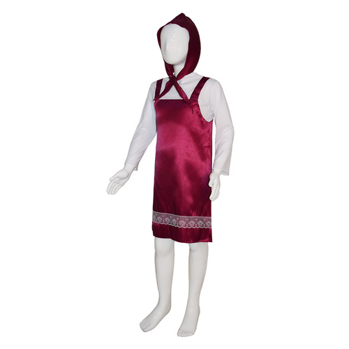 Halloween Masha Cartoon Animation Character Playing Little Red Riding Hood Ball Carnival Costume Children's Performance Skirt