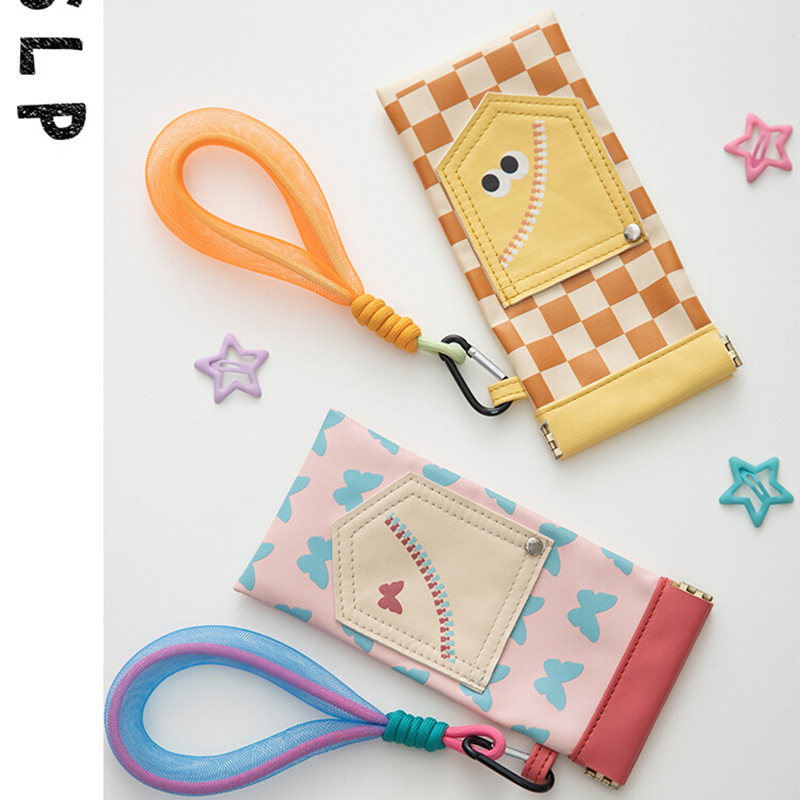 Cartoon Cute Dopamine Neck-Hanging Glasses Bag for Women Portable Sunglasses Myopia Glasses Glasses Hanging Bag