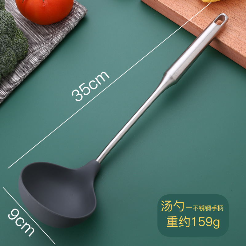 실리콘 스테인레스 스틸 스푼