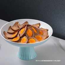 蛋黄猪肝熟食四川特产咸蛋黄烟熏猪肝即食下酒菜凤眼酒店商用新鲜